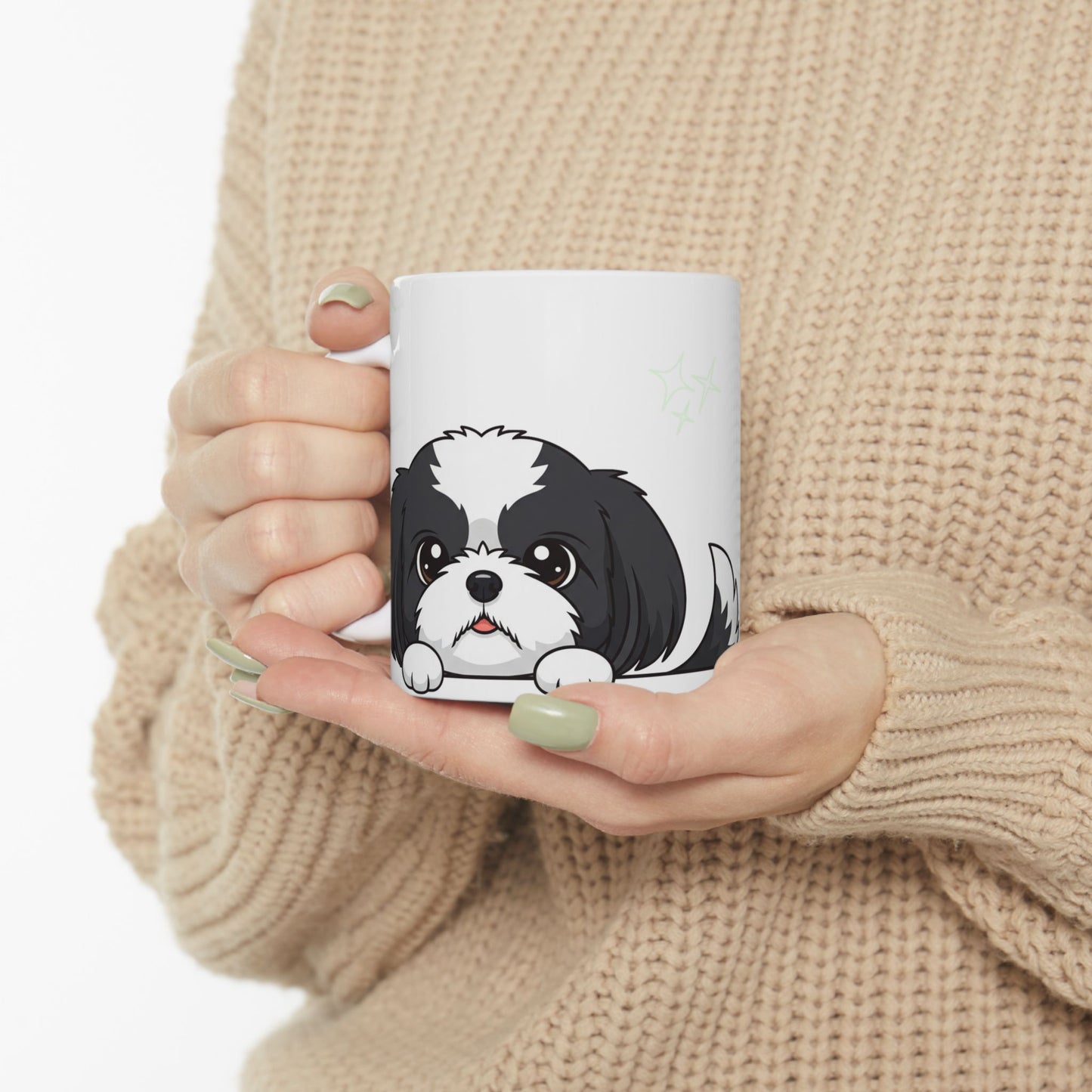 Shih Tzu Peek-a-Boo Mug | Best Shih Tzu Daddy Gift