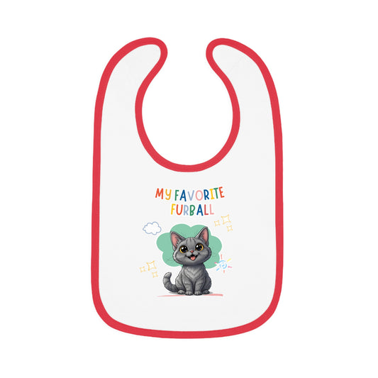 Selkirk Rex Favorite Furball Baby Bib