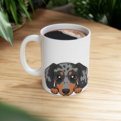 Dachshund Peek-a-Boo Mug | Best Weenie Mama Gift