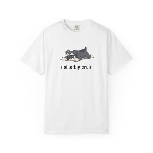 Schnauzer Not Today Bruh T-Shirt