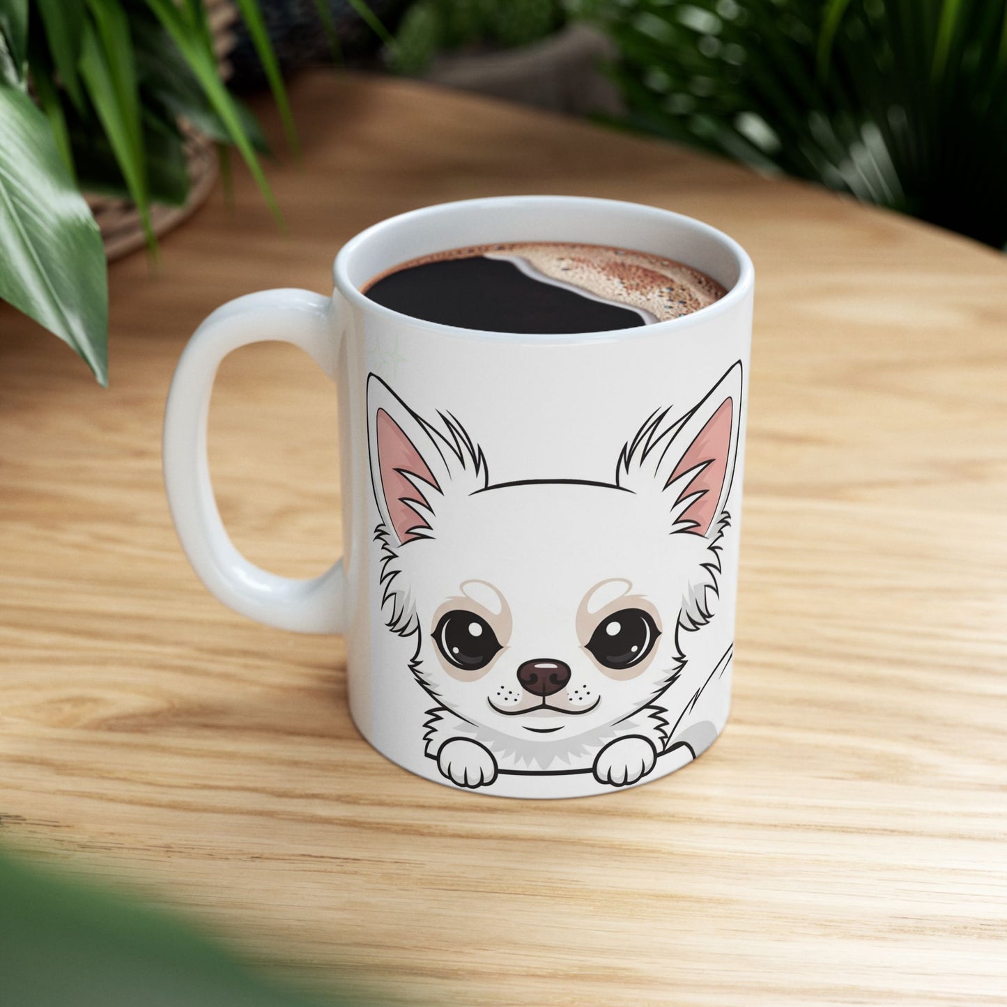 Chihuahua Peek-a-Boo Mug | Best Chihuahua Daddy Gift