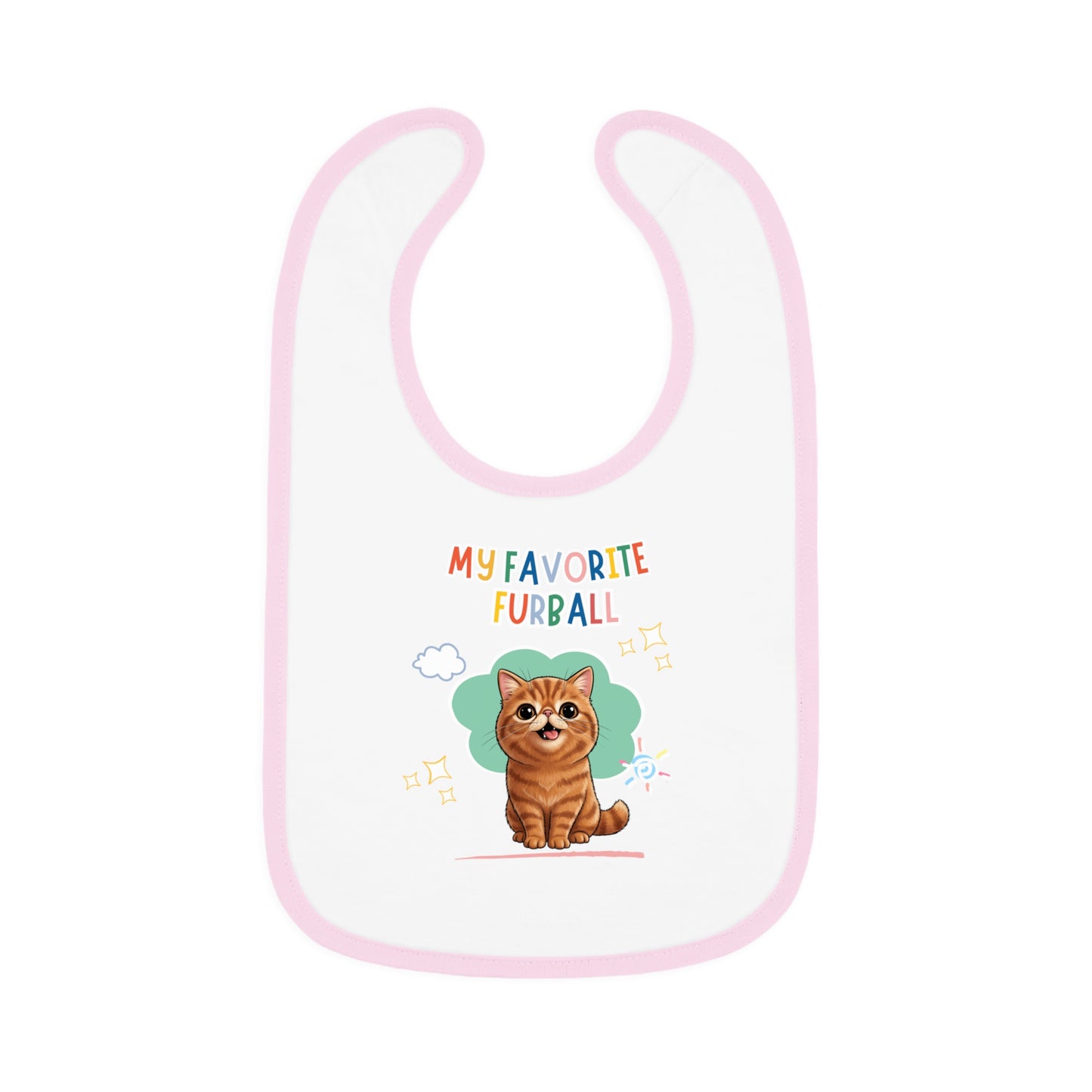 Exotic Shorthair Favorite Furball Baby Bib