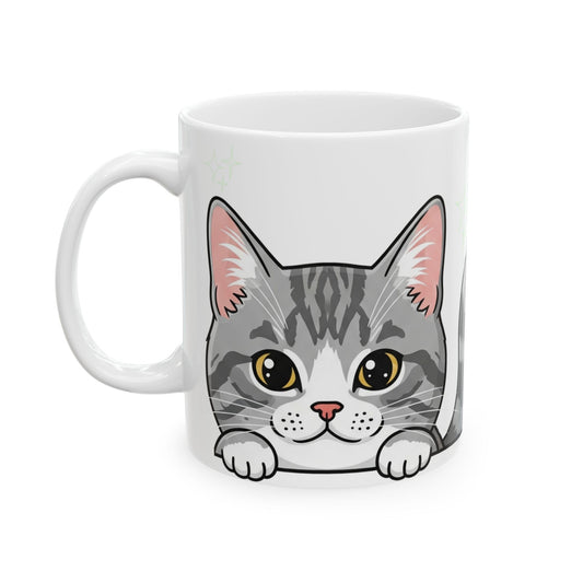 Cat Peek-a-Boo Mug | Best Cat Daddy Gift