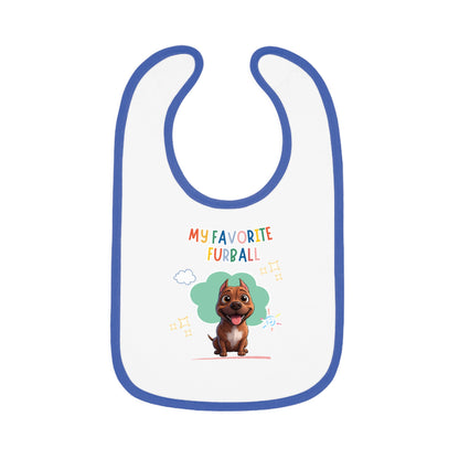 Pitbull Favorite Furball Baby Bib
