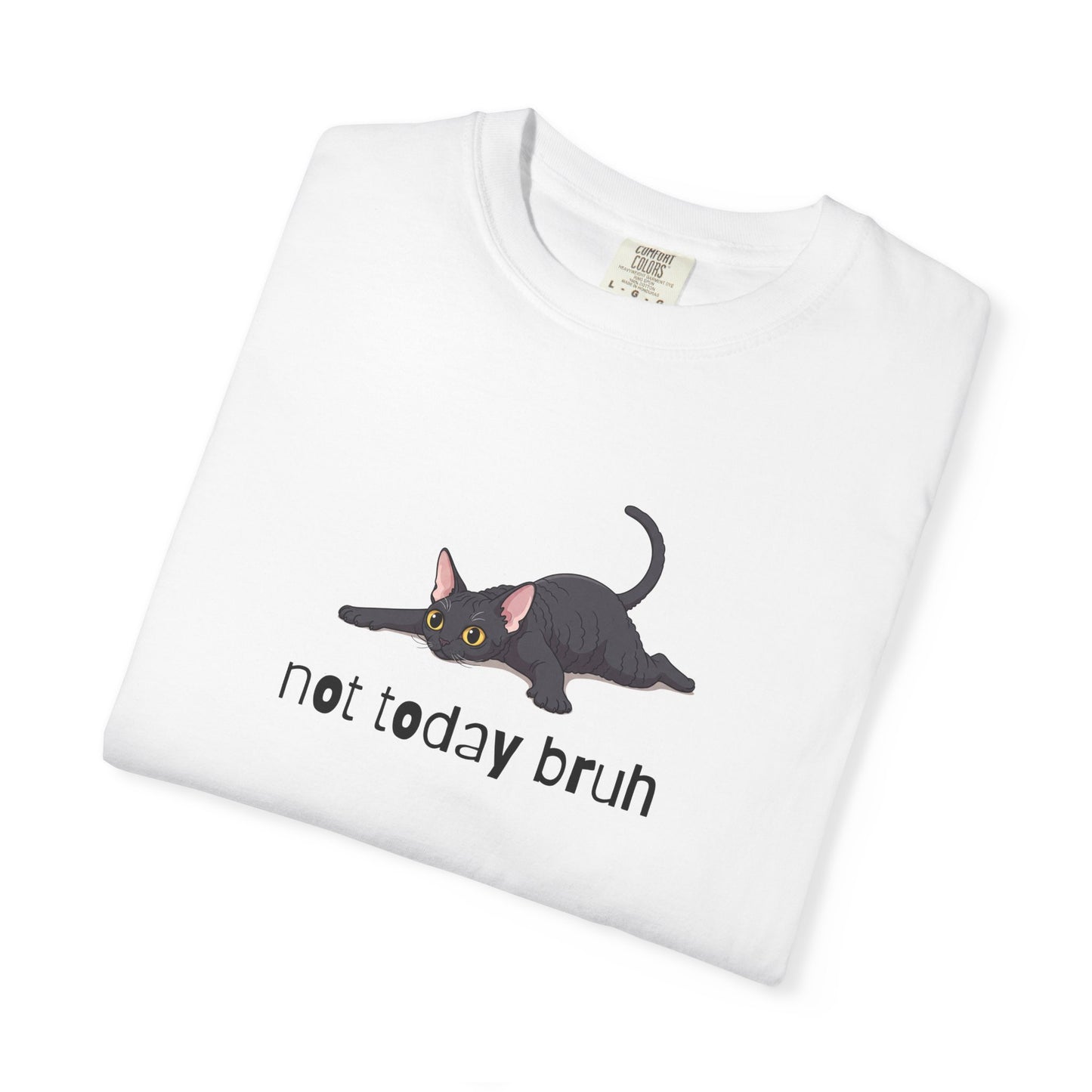 Devon Rex Not Today Bruh T-Shirt