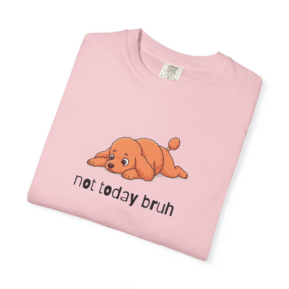 Poodle Not Today Bruh T-Shirt