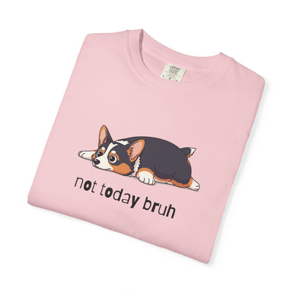 Corgi Not Today Bruh T-Shirt
