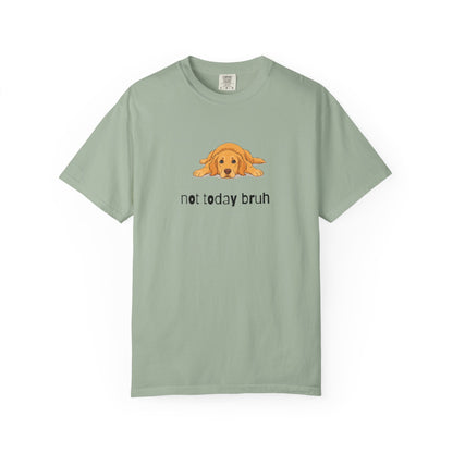 Golden Retriever Not Today Bruh T-Shirt