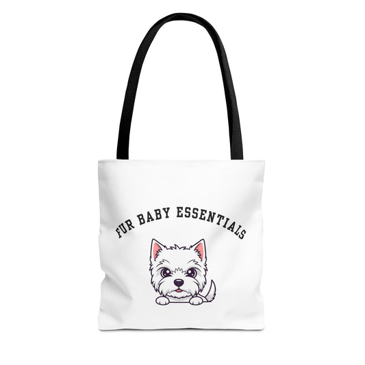 Westie FurBaby Tote Bag