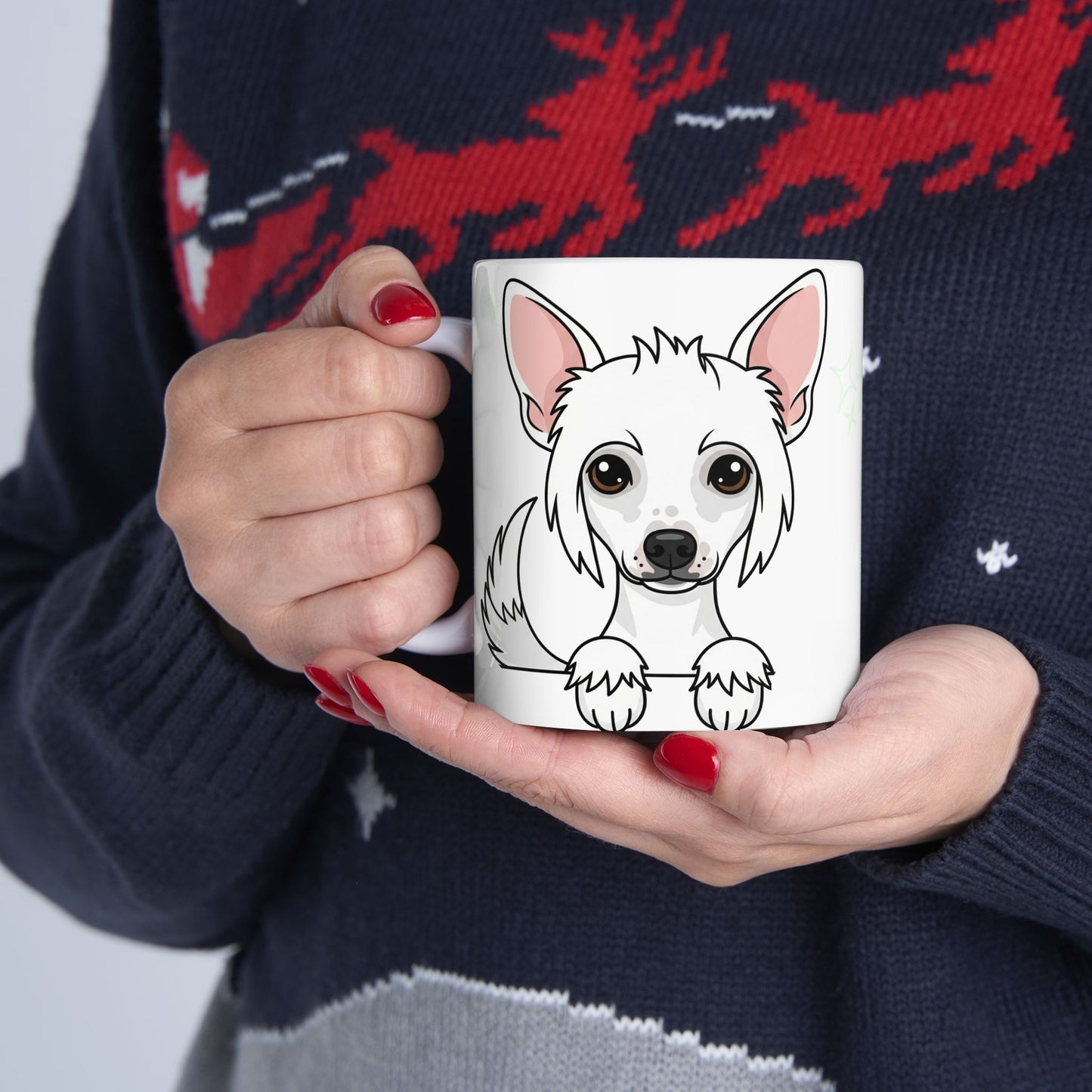 Chinese Crested Peek-a-Boo Mug | Best Chinese Crested Mama Gift