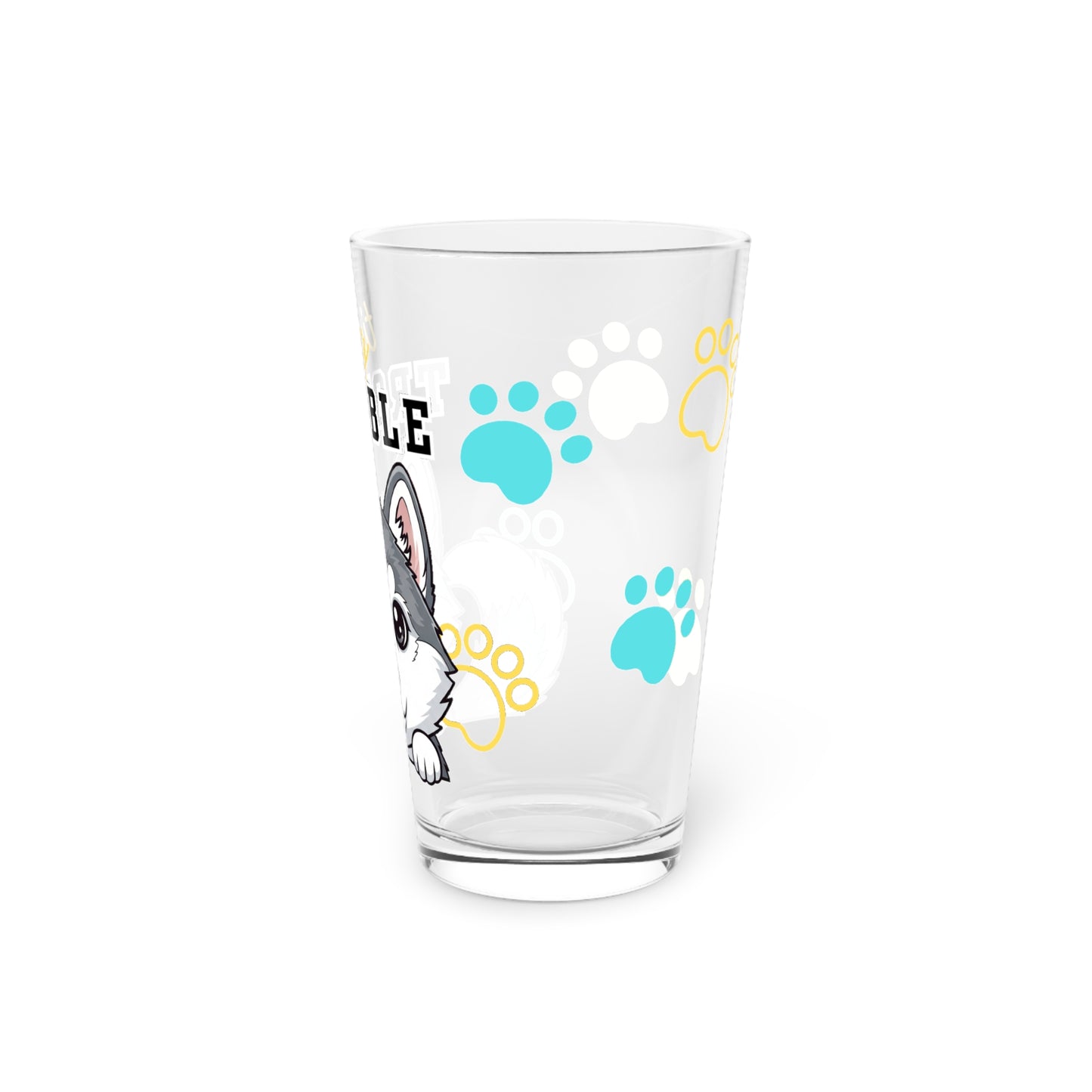 Husky Tiny Trouble Pint Glass