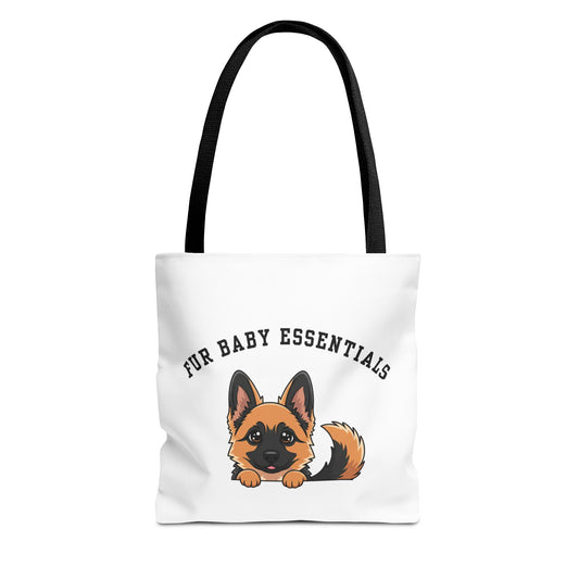 German Shepherd FurBaby Tote Bag