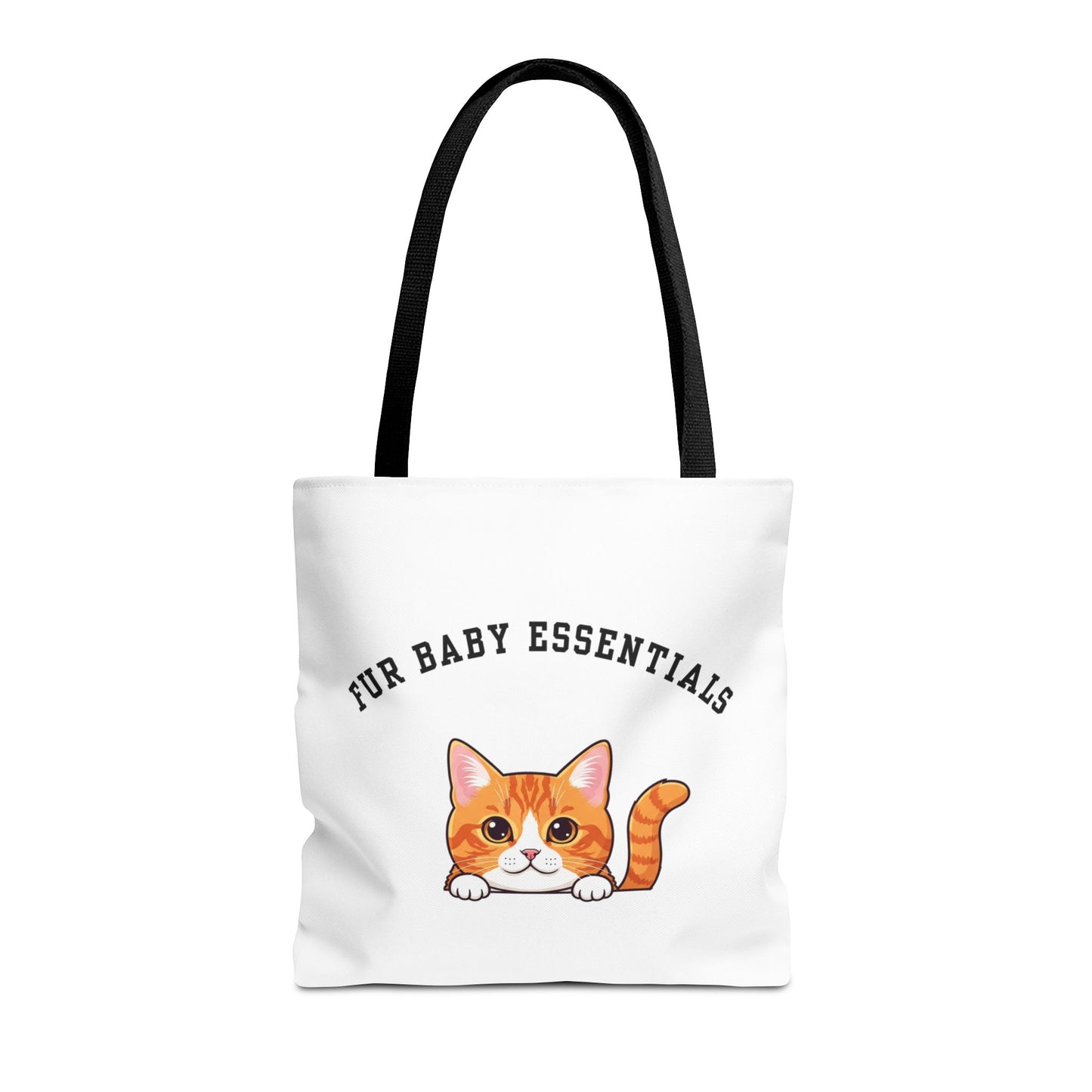 Short hair bi-color orange cat FurBaby Tote Bag