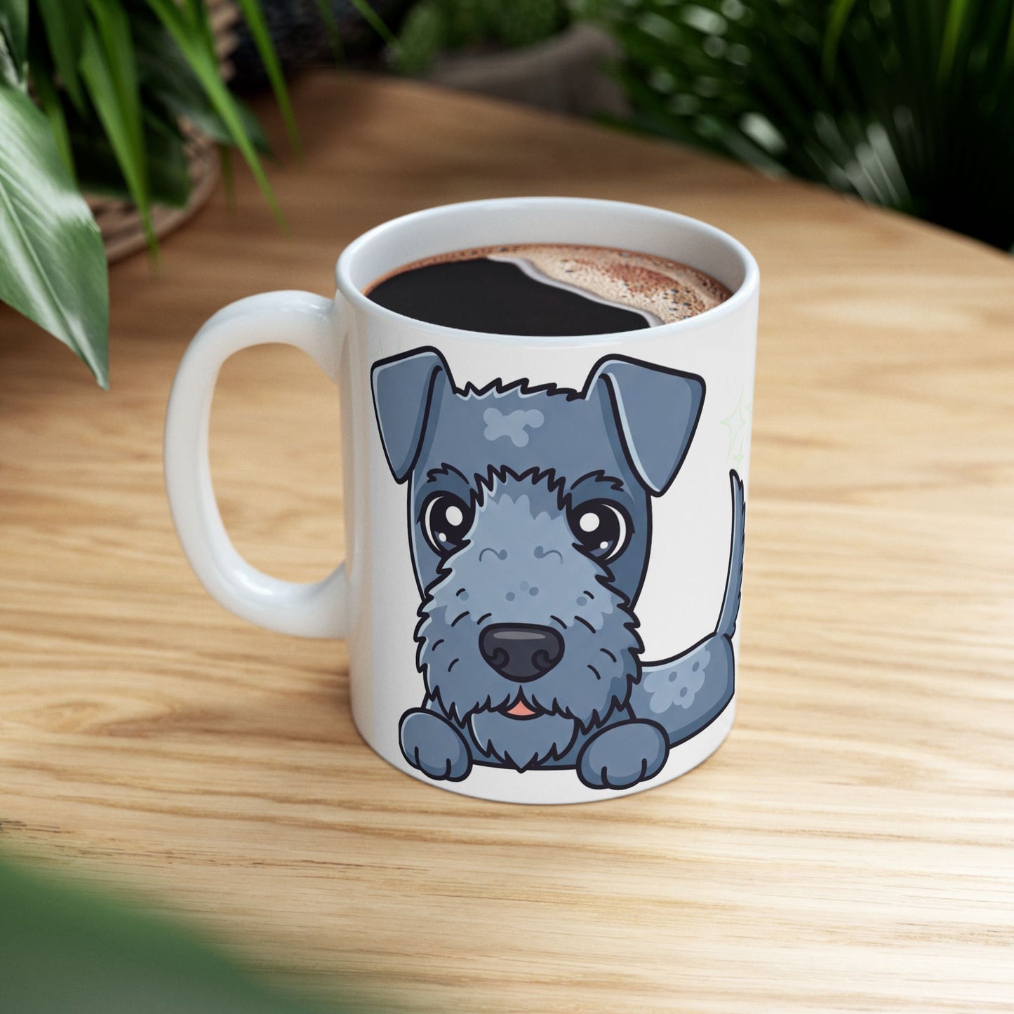 Kerry Blue Terrier Peek-a-Boo Mug | Best Kerry Blue Mama Gift