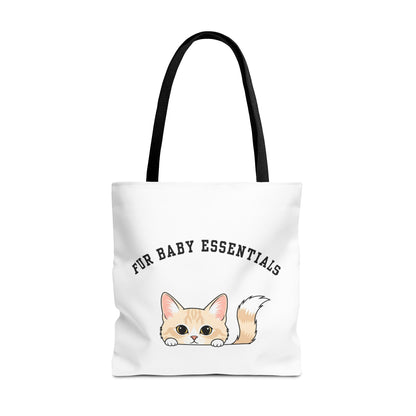 Short hair cream cat FurBaby Tote Bag