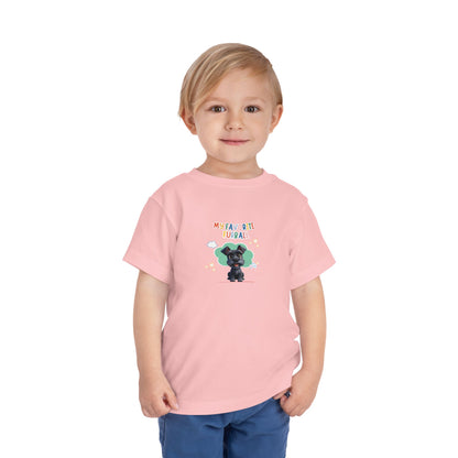 Schnauzer Favorite Furball Toddler Tee