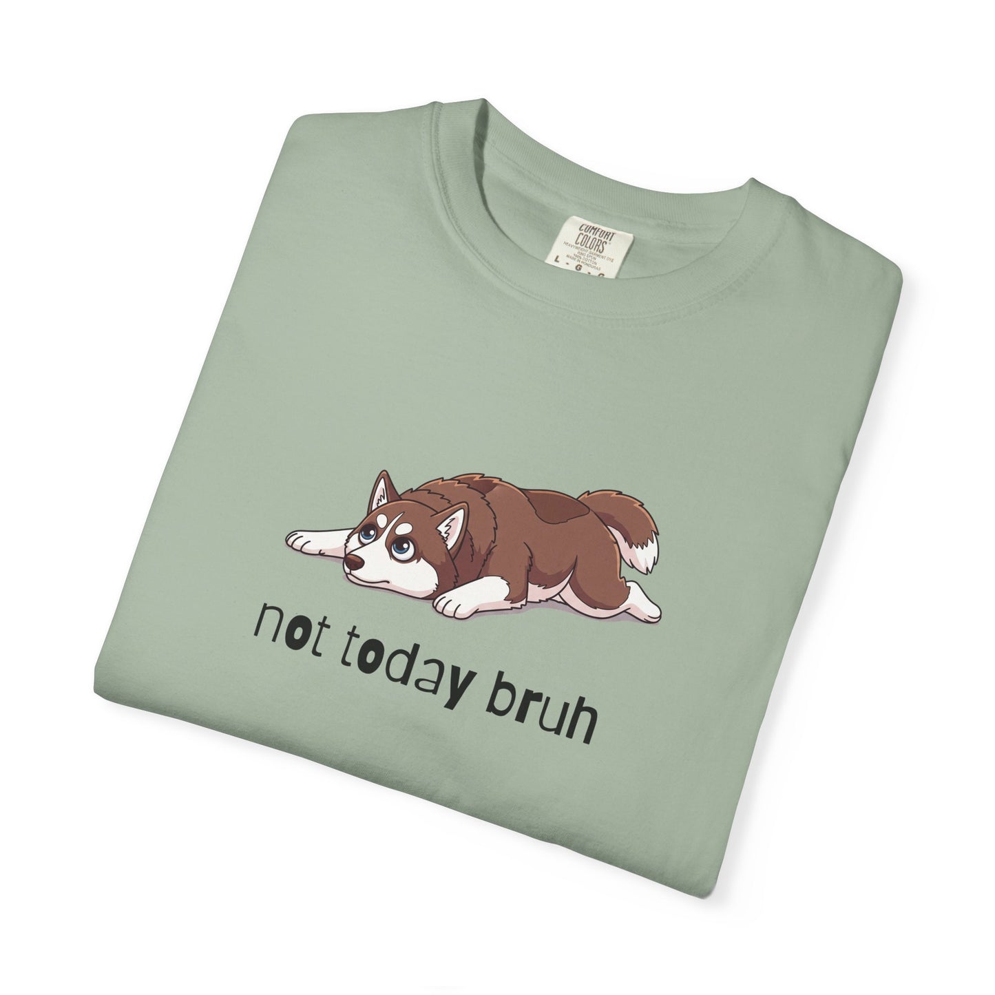 Husky Not Today Bruh T-Shirt