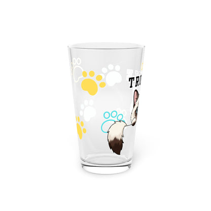 Siamese Tiny Trouble Pint Glass