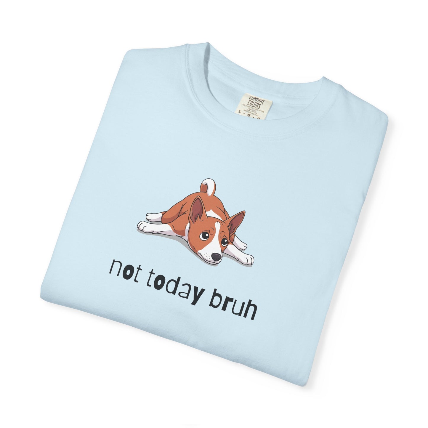 Basenji Not Today Bruh T-Shirt