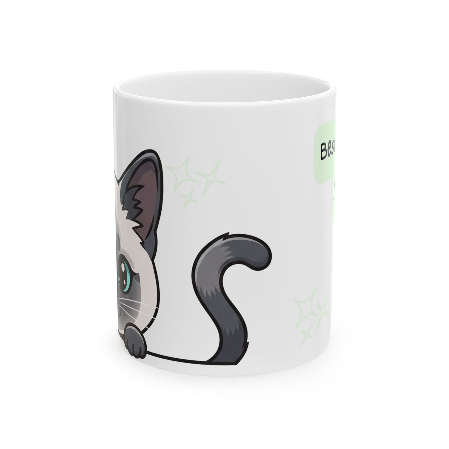 Siamese Peek-a-Boo Mug | Best Siamese Mama Gift