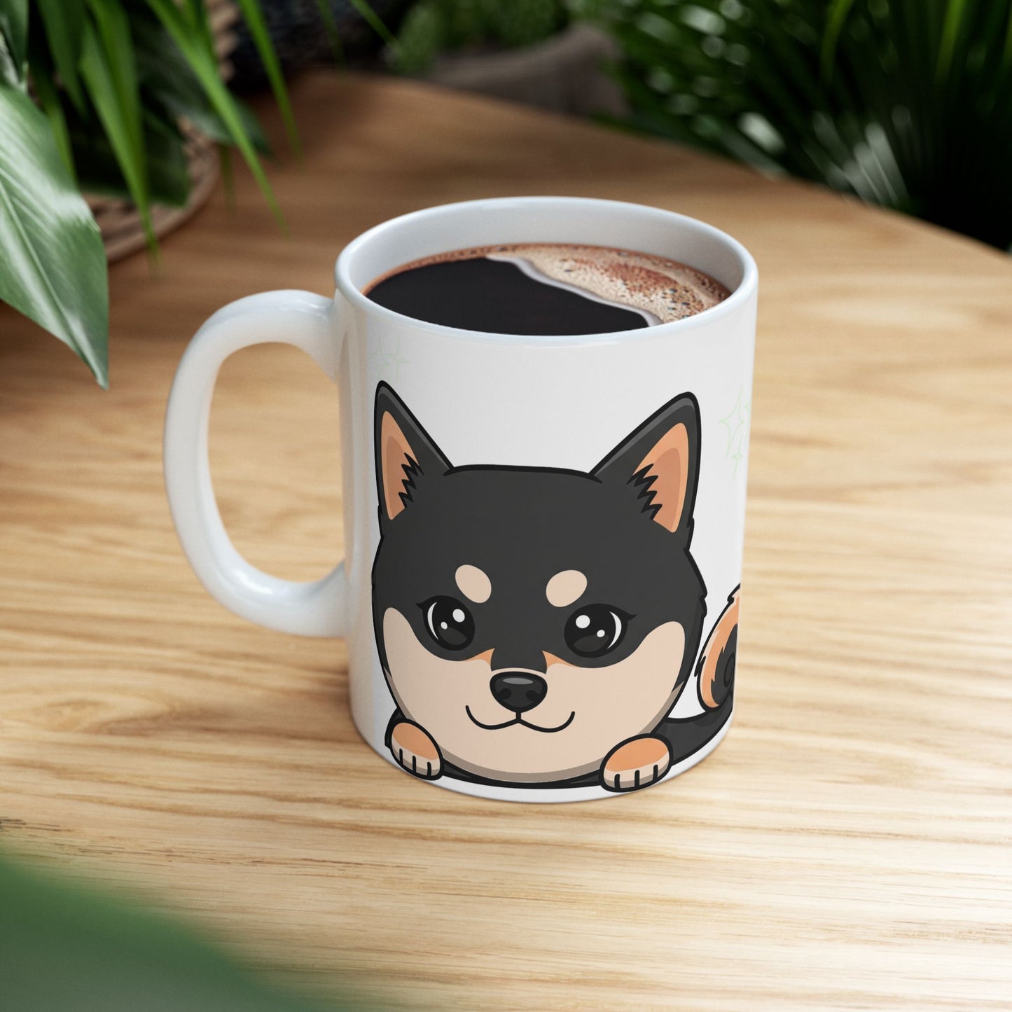 Shiba Inu Peek-a-Boo Mug | Best Shiba Daddy Gift