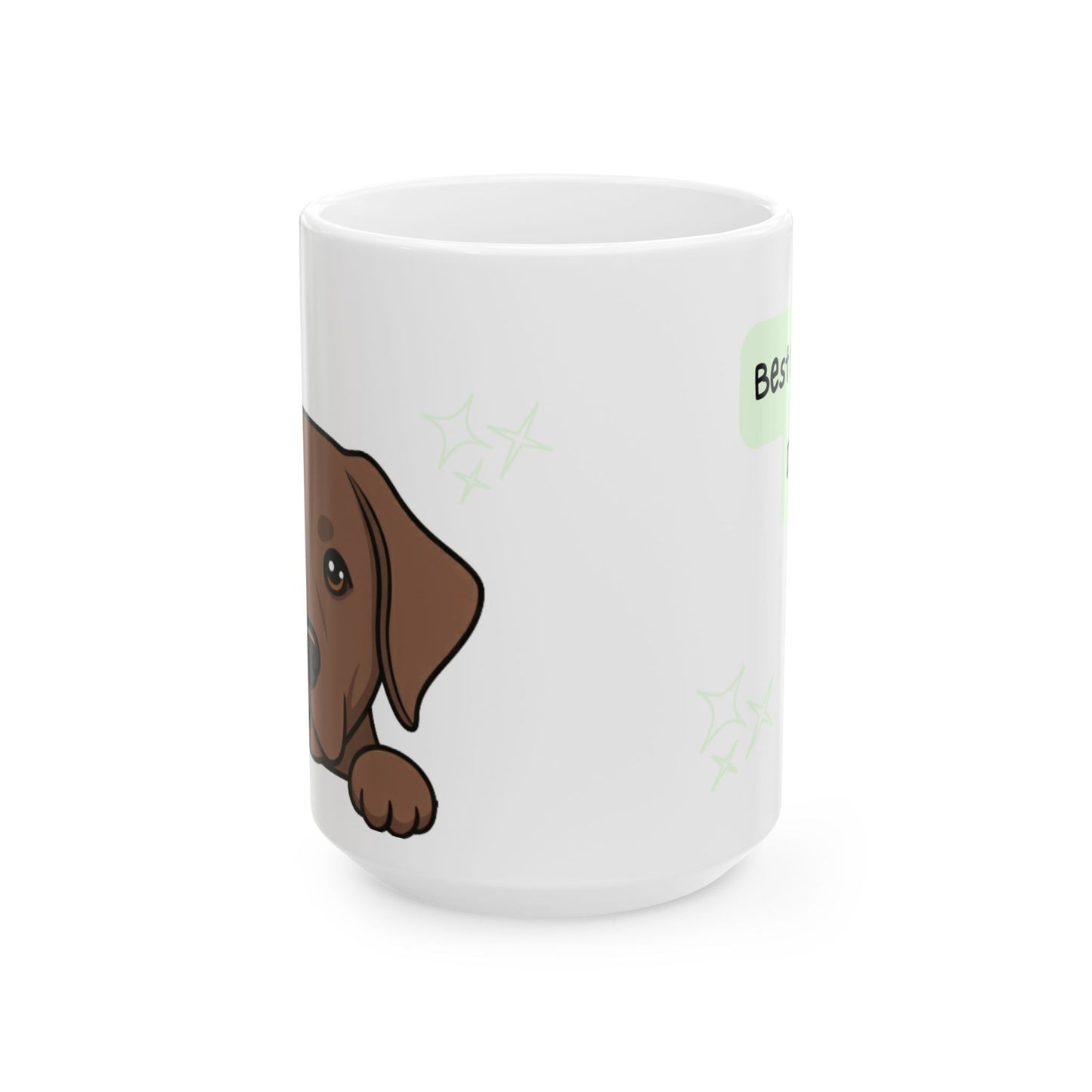 Lab Peek-a-Boo Mug | Best Labrador Retriever Daddy Gift