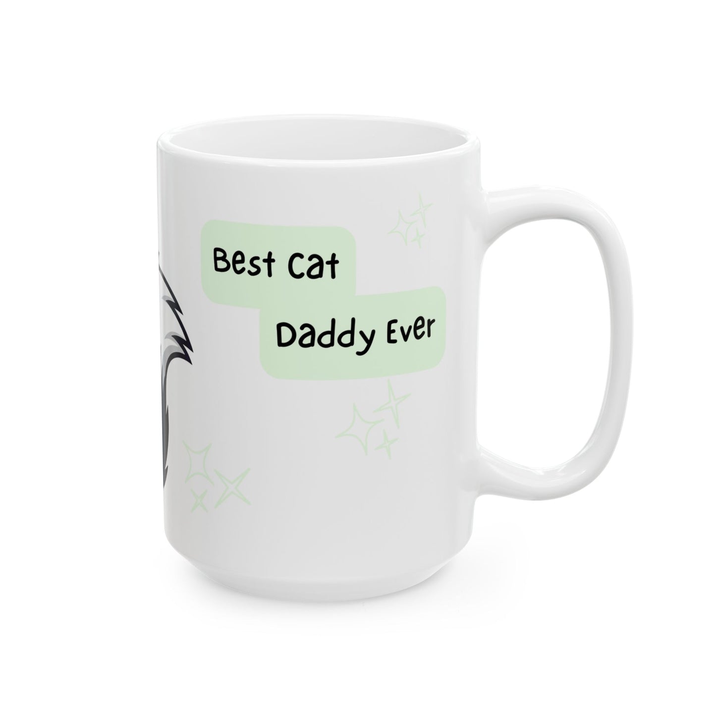 Cat Peek-a-Boo Mug | Best Cat Daddy Gift