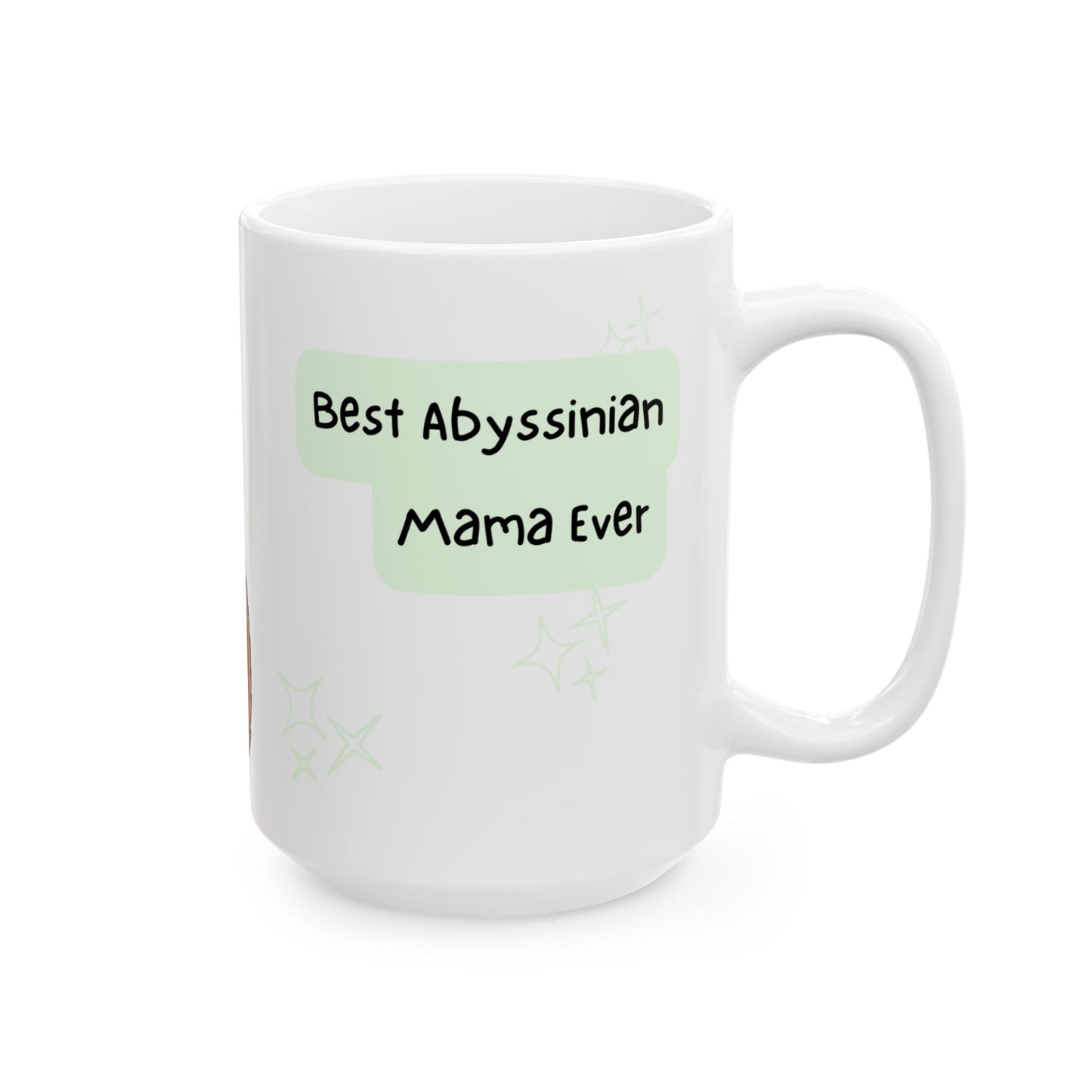 Abyssinian Peek-a-Boo Mug | Best Abyssinian Mama Gift