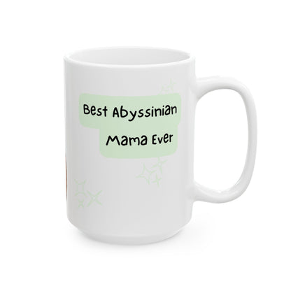 Abyssinian Peek-a-Boo Mug | Best Abyssinian Mama Gift