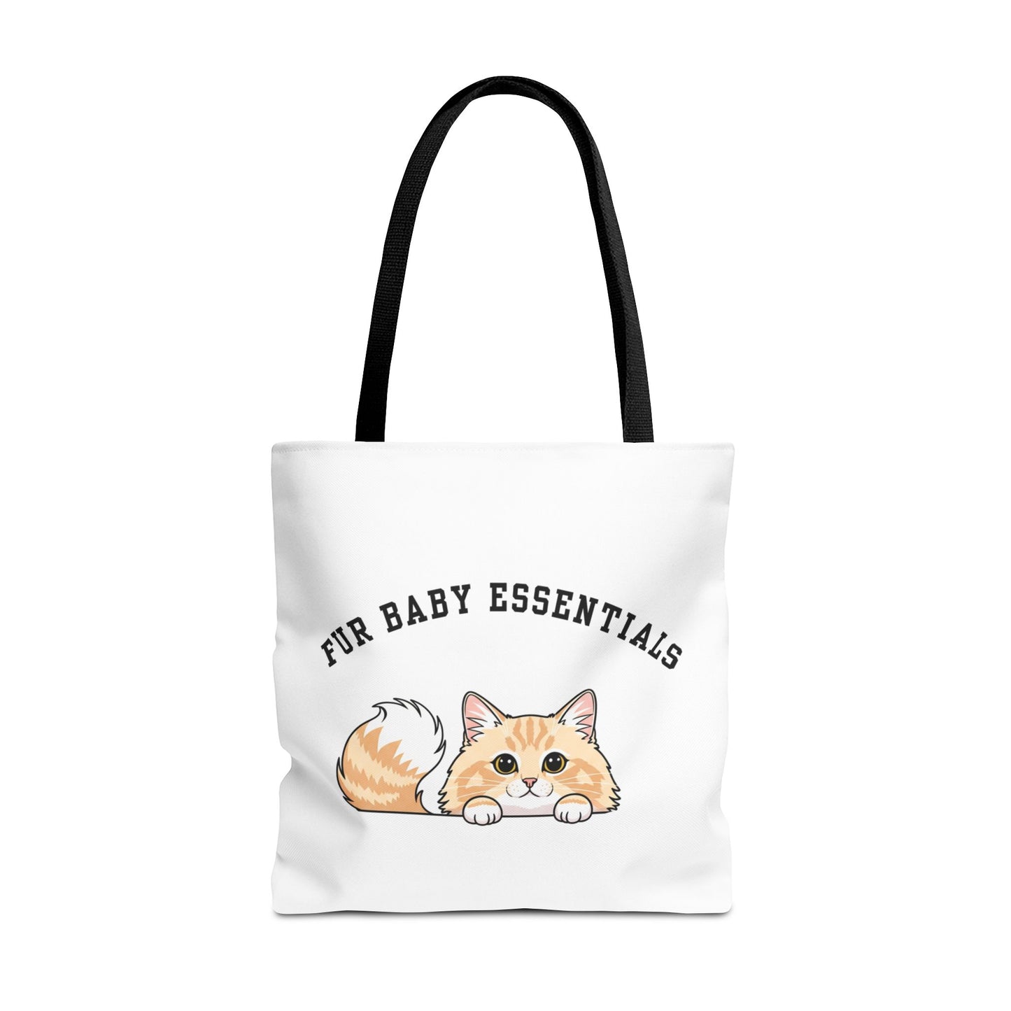 Long hair cream cat FurBaby Tote Bag