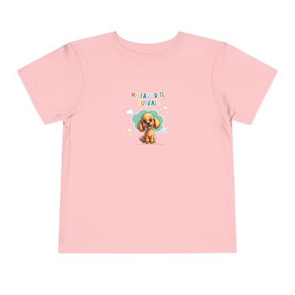 Poodle Favorite Furball Toddler Tee