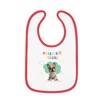 Frenchie Favorite Furball Baby Bib