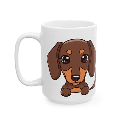 Dachshund Peek-a-Boo Mug | Best Weenie Mama Gift