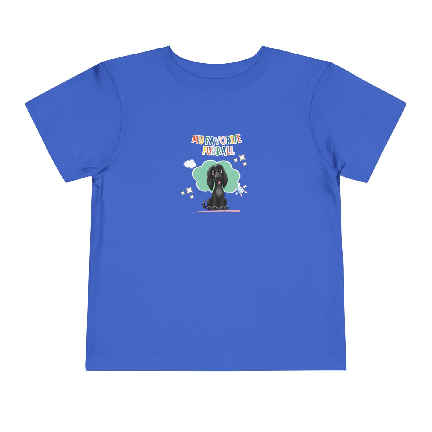Afghan Hound Favorite Furball Toddler Tee