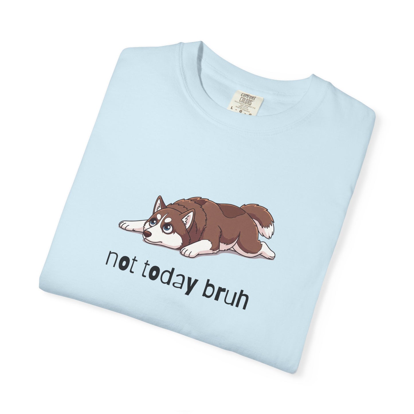 Husky Not Today Bruh T-Shirt