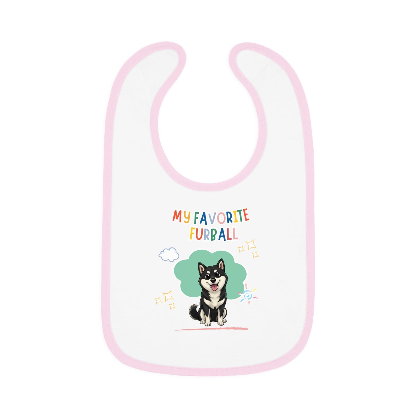 Shiba Favorite Furball Baby Bib