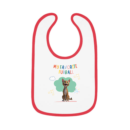 Egyptian Mau Favorite Furball Baby Bib