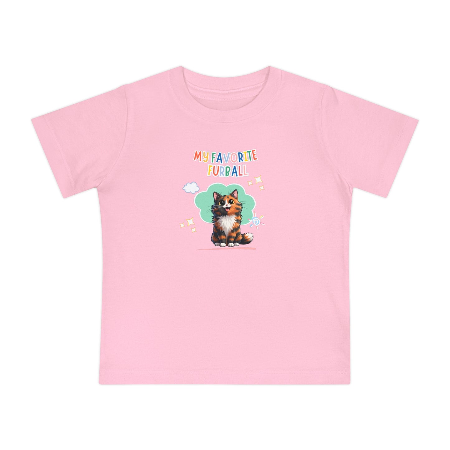 Long hair Tortoiseshell Cat Favorite Furball Baby Tee