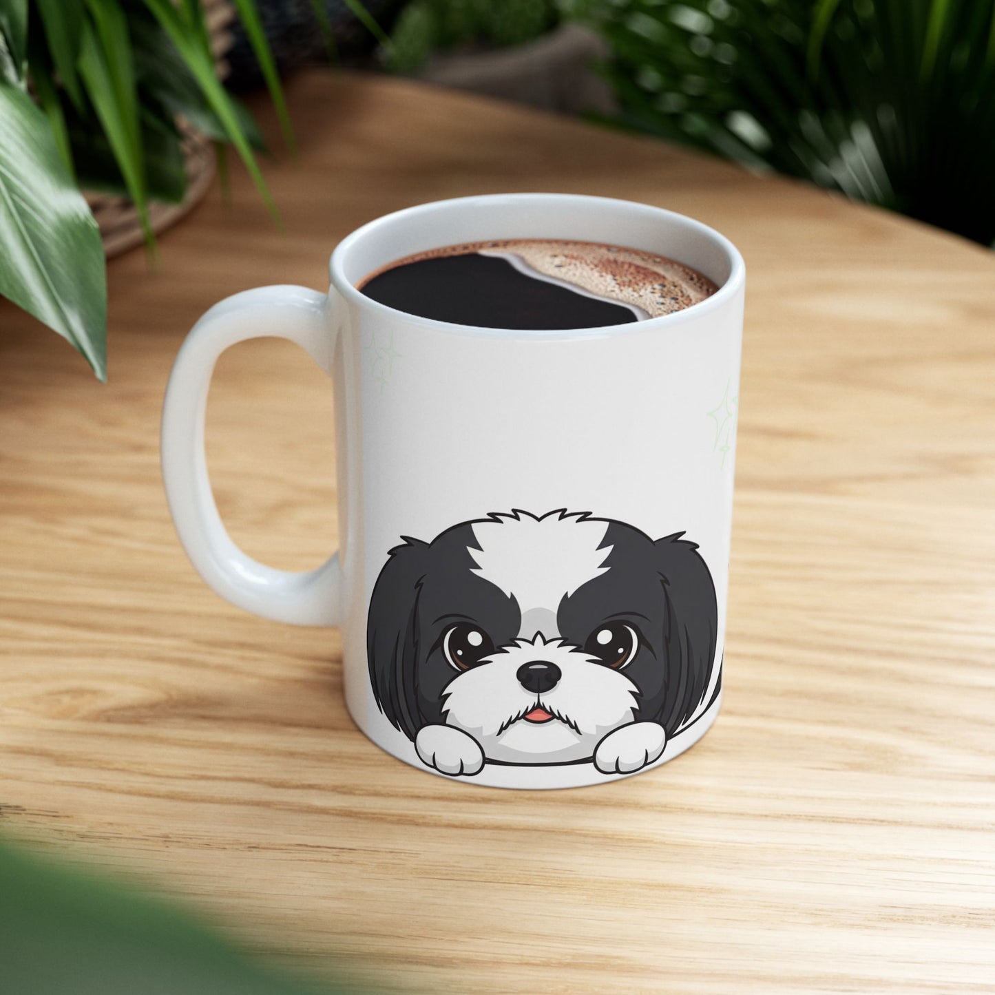 Shih Tzu Peek-a-Boo Mug | Best Shih Tzu Daddy Gift