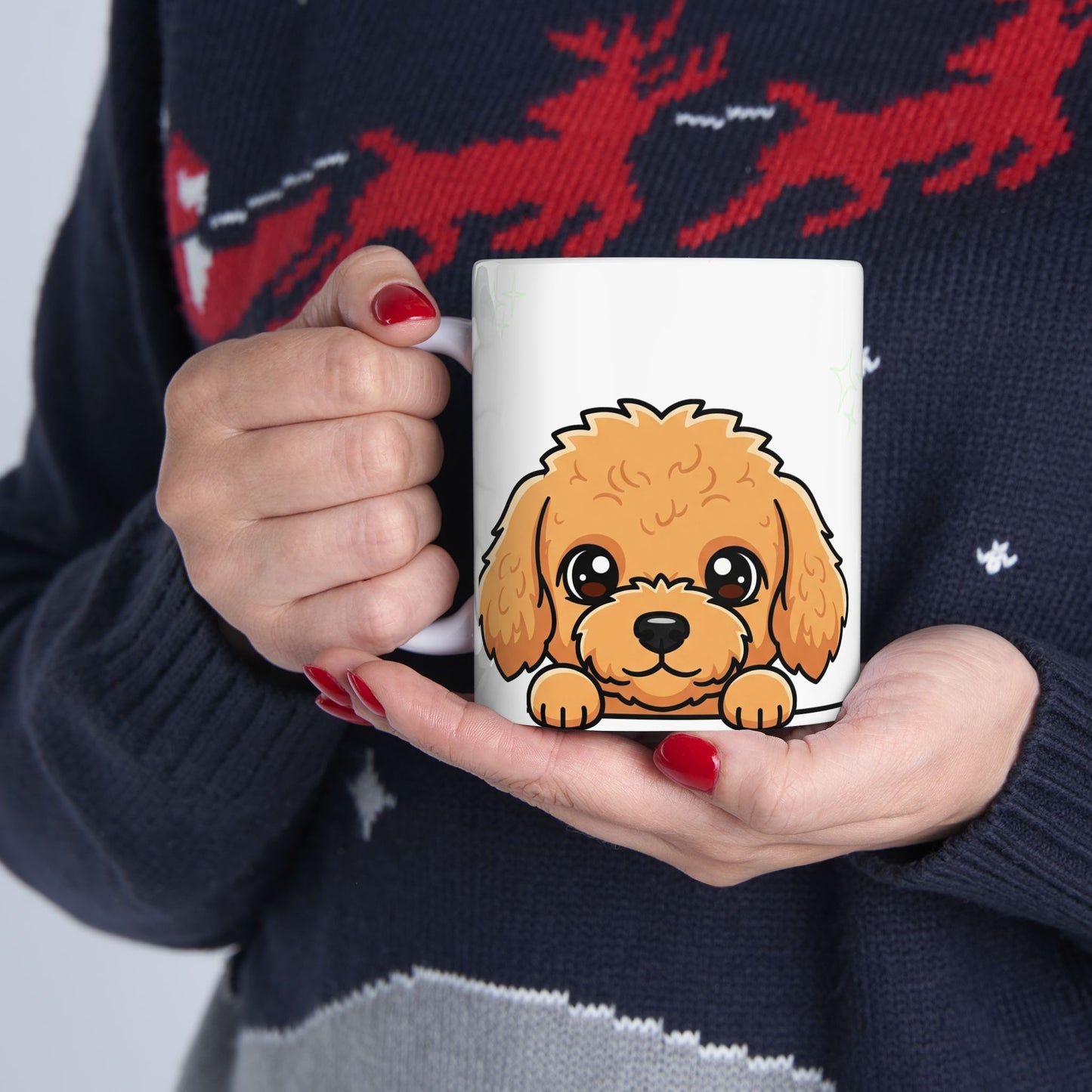 Doodle Peek-a-Boo Mug | Best Doodle Mama Gift