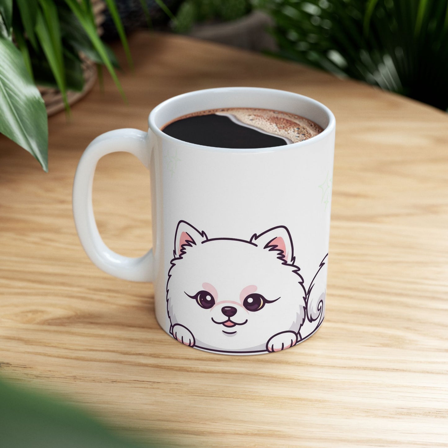 Pomeranian Peek-a-Boo Mug | Best Pomeranian Mama Gift