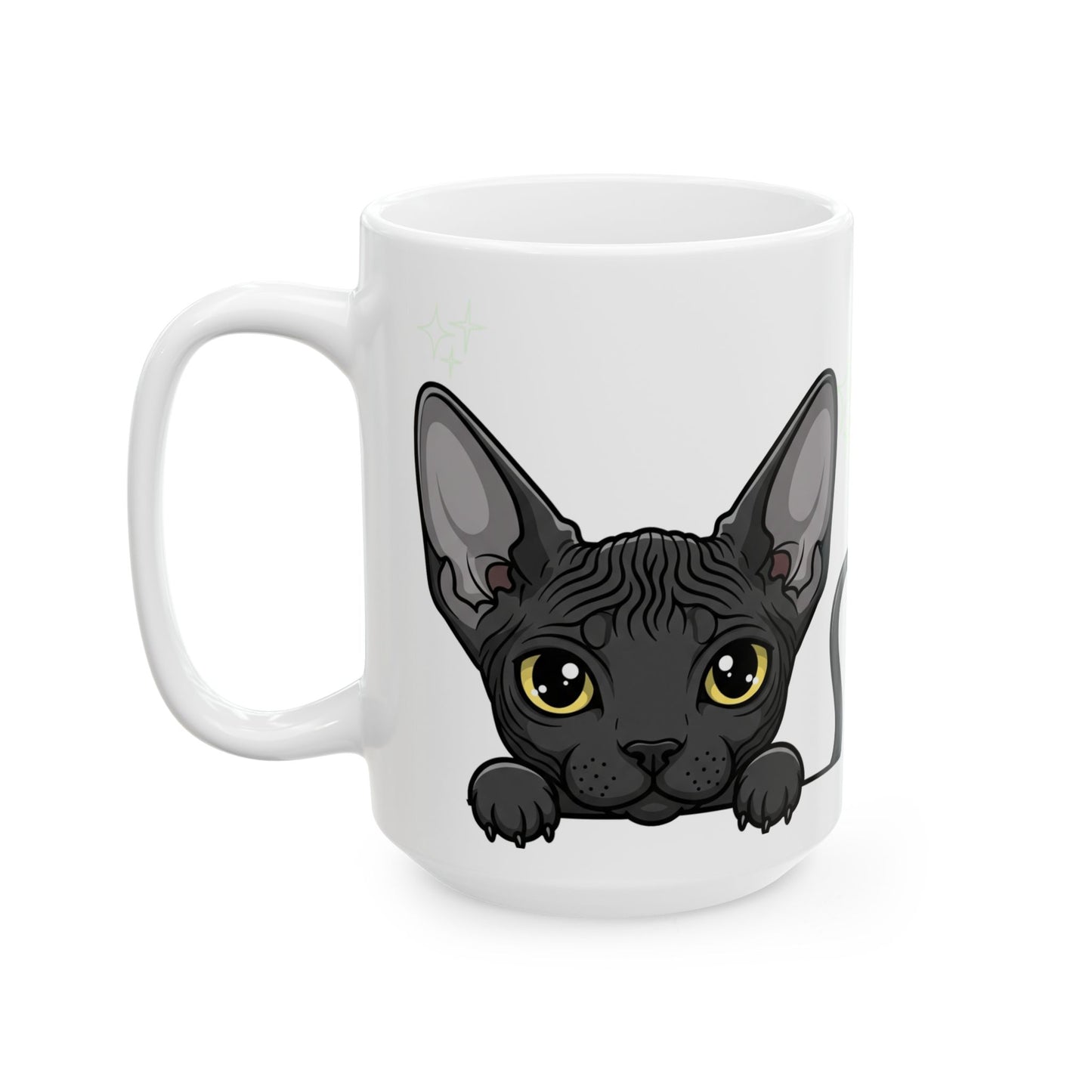 Sphynx Peek-a-Boo Mug | Best Sphynx Daddy Gift
