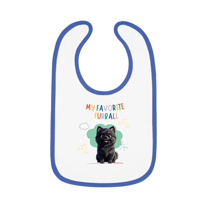 Pomeranian Favorite Furball Baby Bib