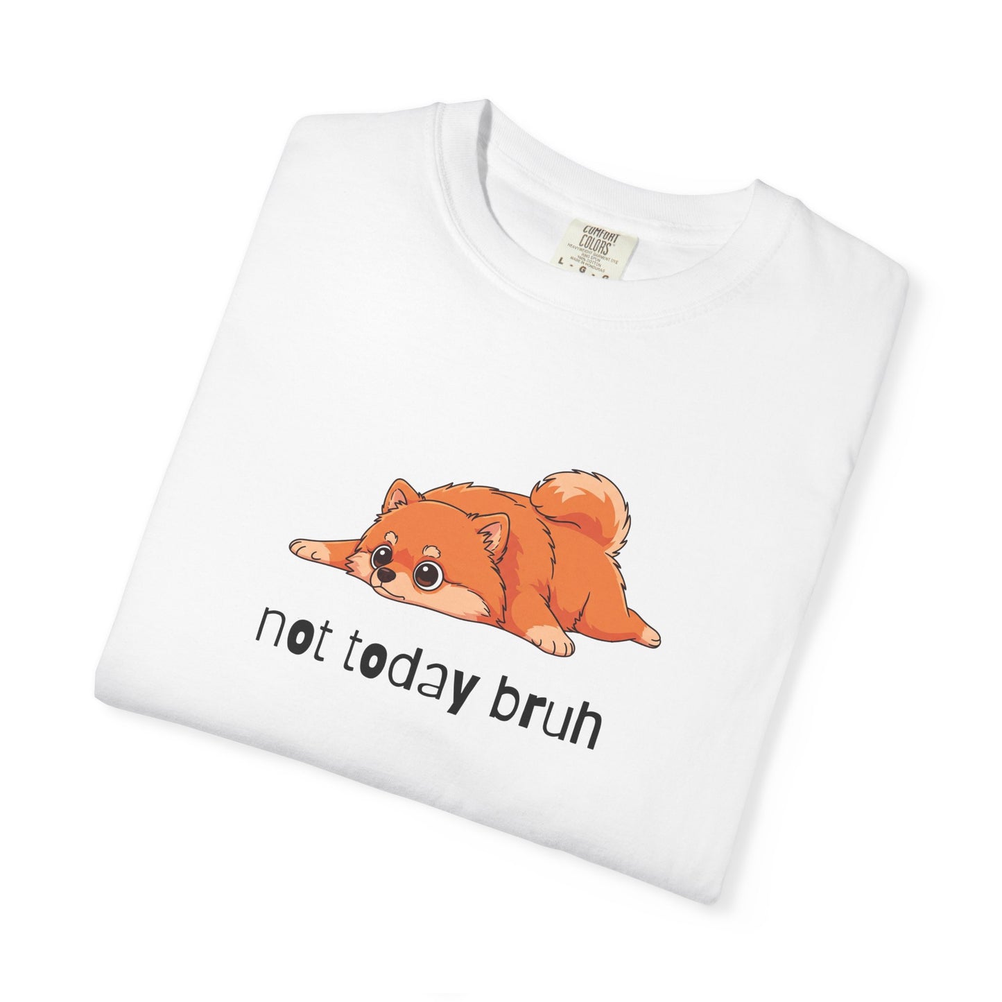 Pomeranian Not Today Bruh T-Shirt