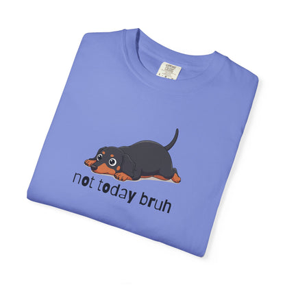 Dacshund Not Today Bruh T-Shirt