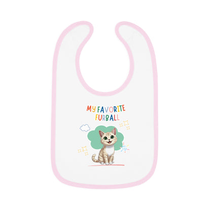 Shorthair Cream Cat Favorite Furball Baby Bib