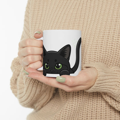 Cat Peek-a-Boo Mug | Best Cat Mama Gift