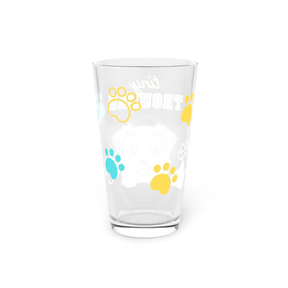 Aussie Tiny Trouble Pint Glass
