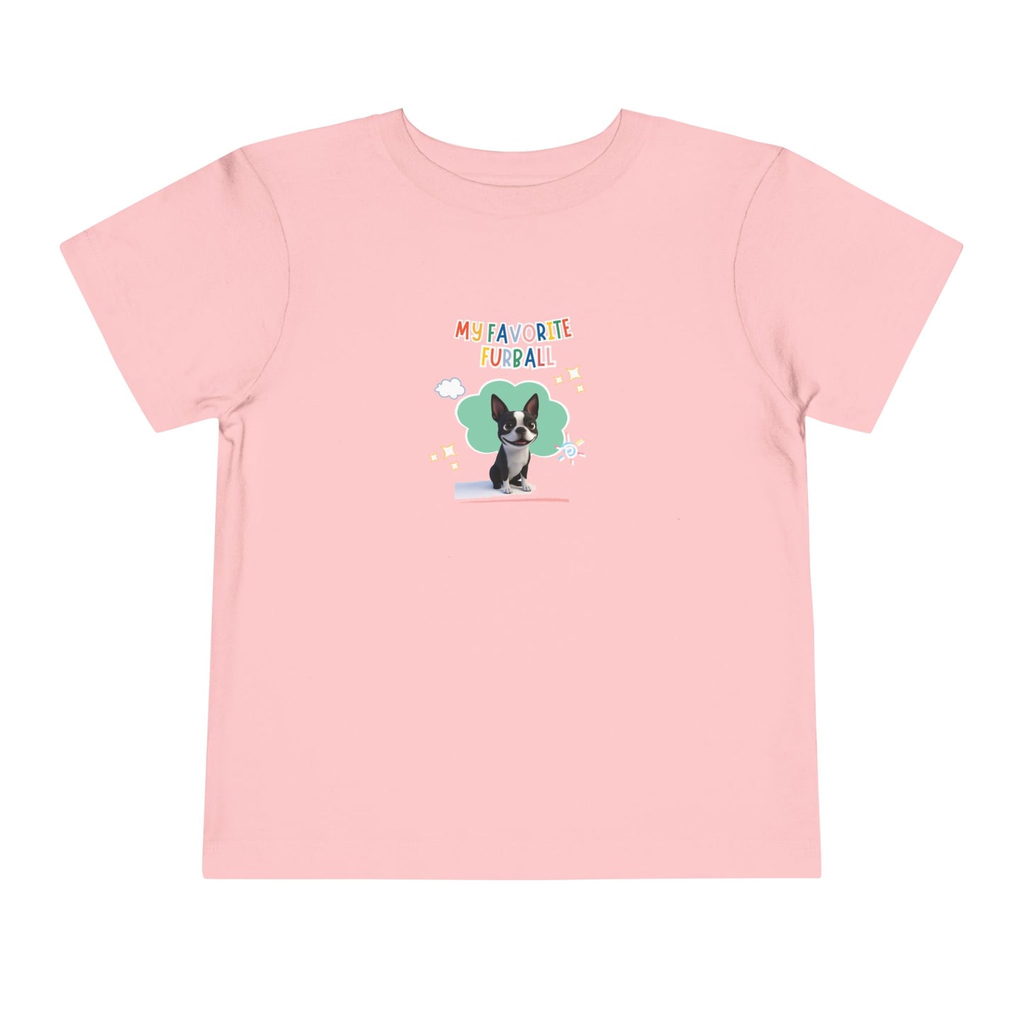 Boston Terrier Favorite Furball Toddler Tee