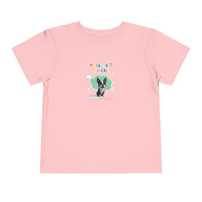 Boston Terrier Favorite Furball Toddler Tee